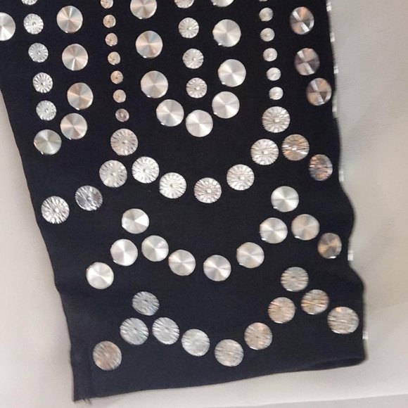 Michael Kors Studded Matte-Jersey Dress Black Size: S - Picture 6 of 7